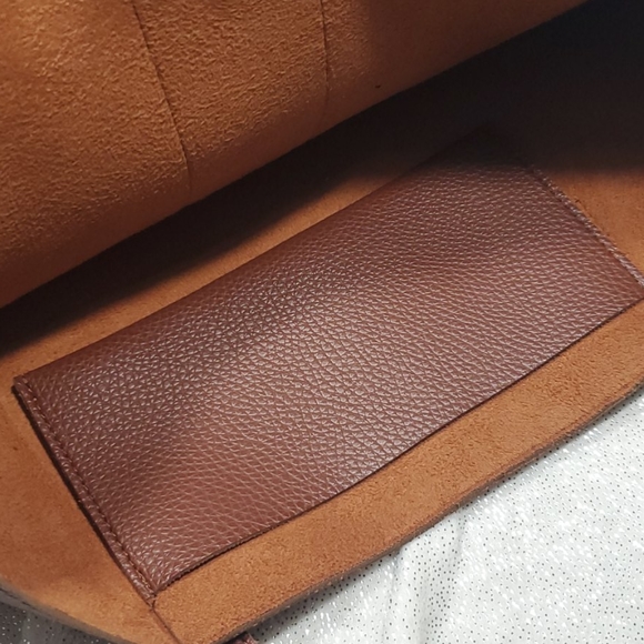 #45 Vince Camuto Brown/Black tote bag - Picture 4 of 6